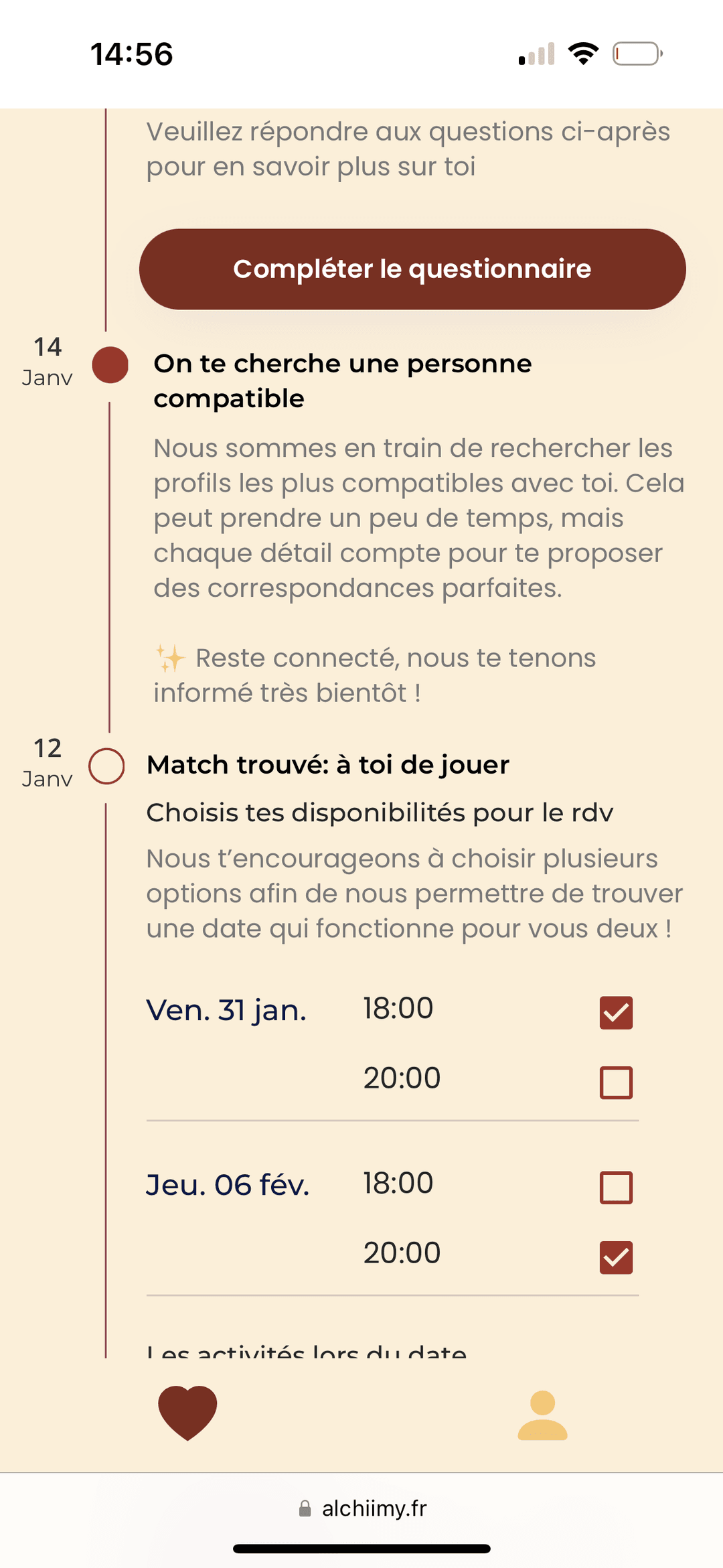Alchiimy app screen 4