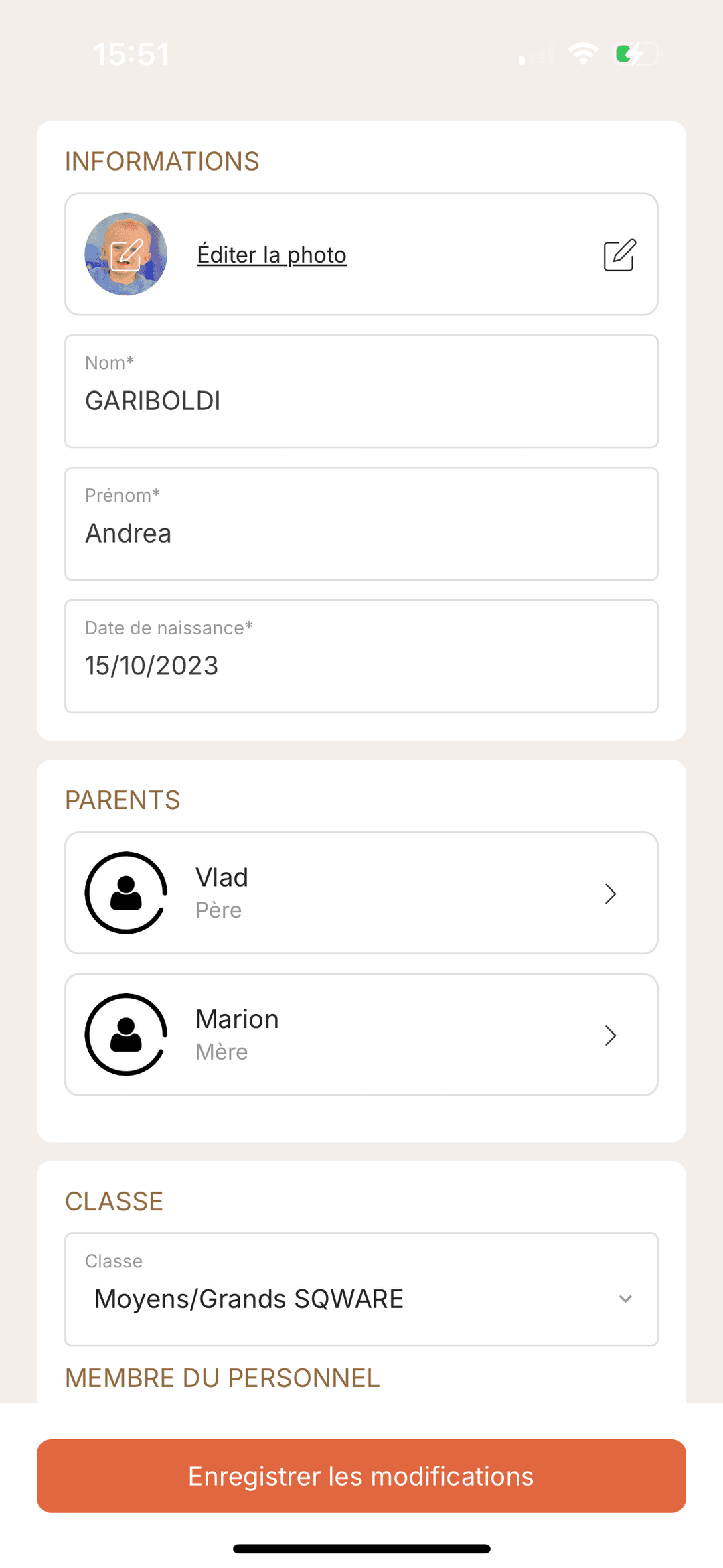 Sqware app screen 3
